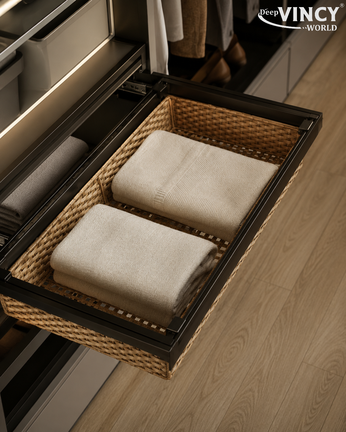 VINCY RATTAN BASKET